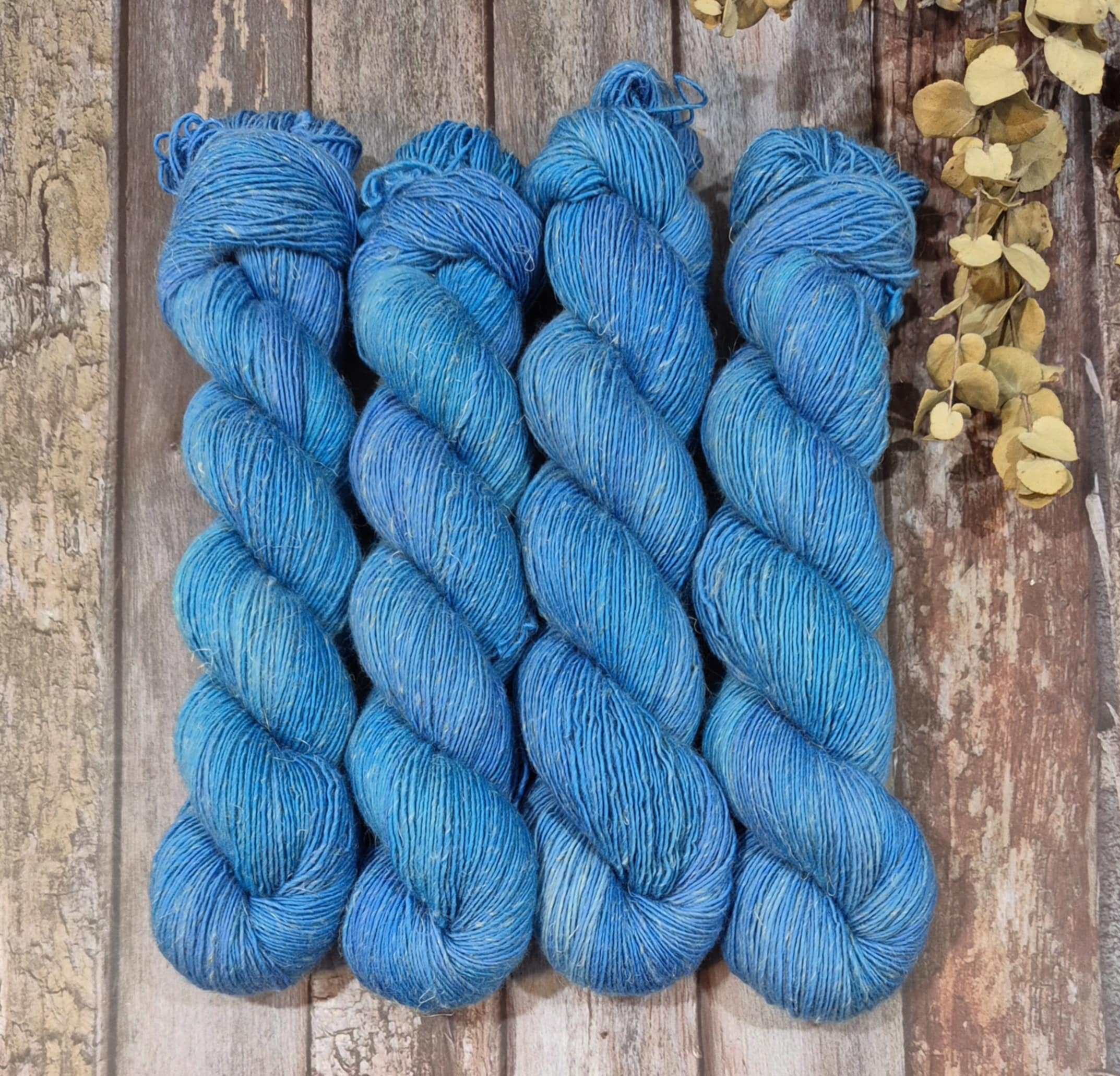 Morpho Blue (Nymph Singles - SW Merino / Linen)